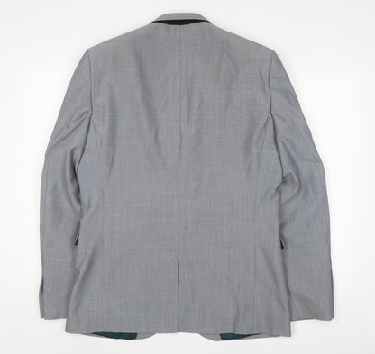 Next Mens Grey Wool Jacket Suit Jacket Size 42 Regular