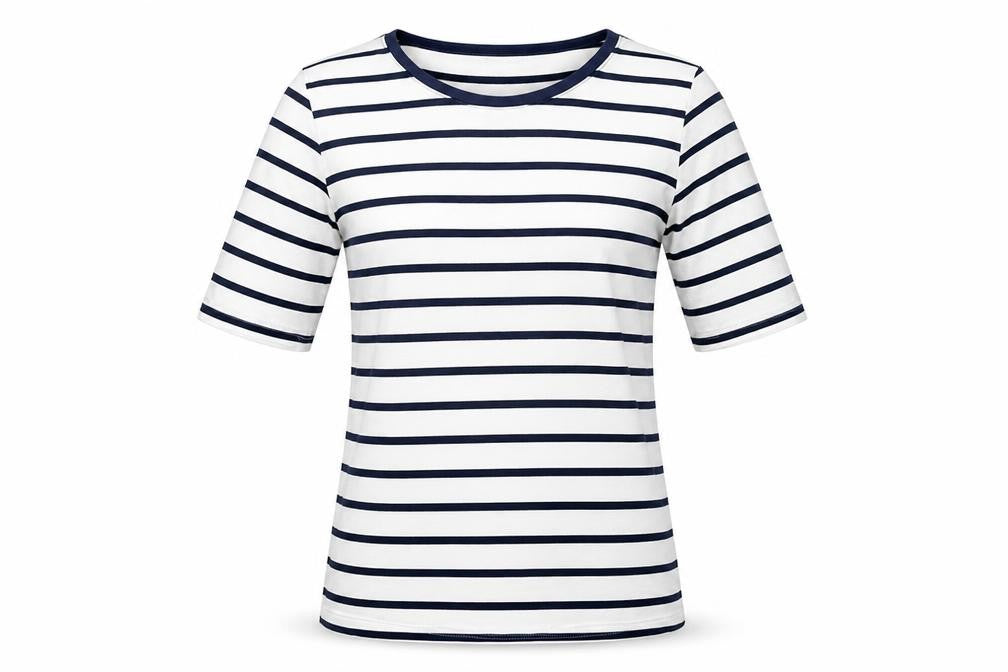 Marks & Spencer Women's Striped Crew Neck T-Shirt