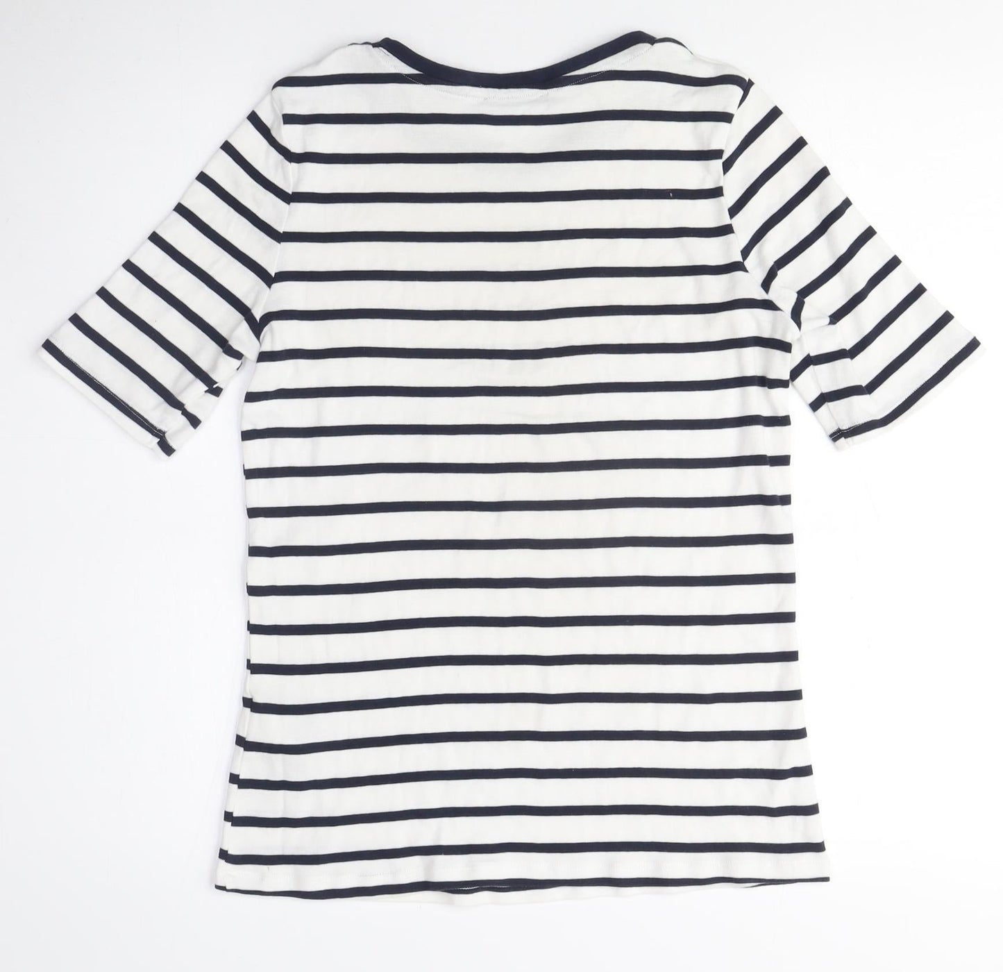 Marks and Spencer Women's Striped Crew Neck T-Shirt