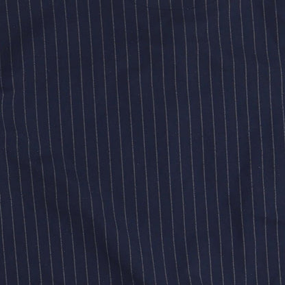 River Island Women Blue Striped Bomber Jacket Size S