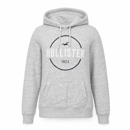 Hollister Womens Grey Pullover Hoodie L