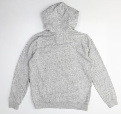 Hollister Womens Grey Pullover Hoodie L