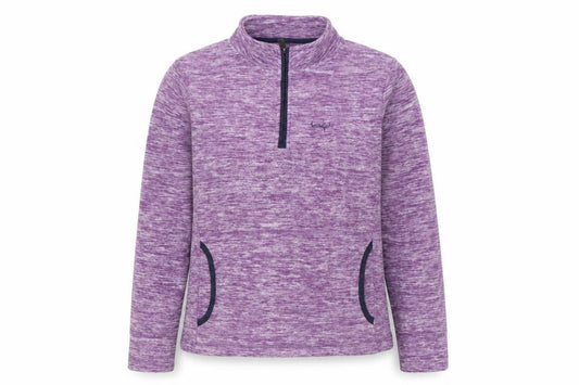 Mountain Warehouse Women's Purple Henley Sweatshirt M