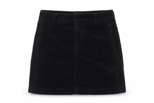 BDG Womens Black Cotton Blend A-Line Skirt Size XS Zip