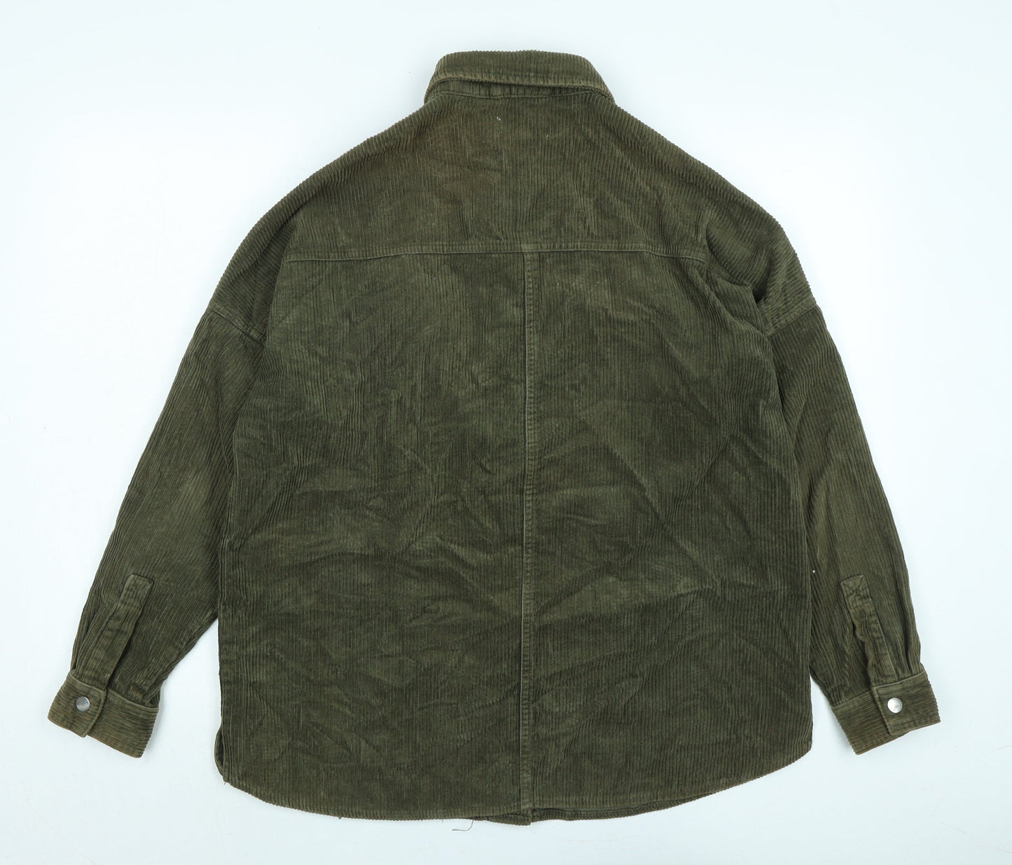 Topshop Womens Green Jacket Size 8 Button