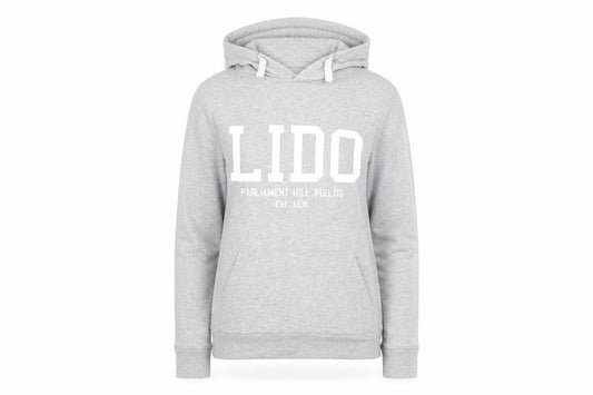 LIDO Womens Grey Cotton Pullover Hoodie Size XS Pullover - Logo Pockets