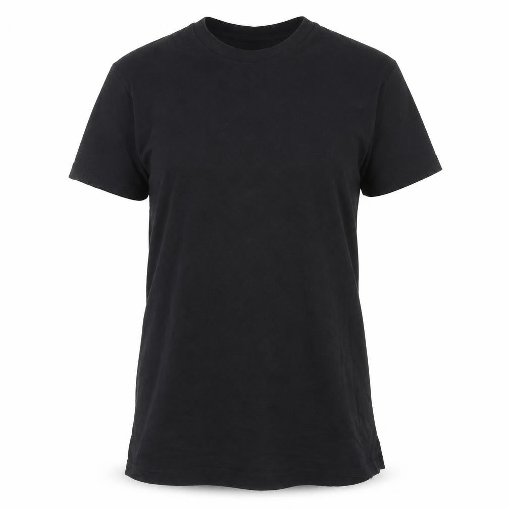 ASOS Womens Black Cotton Basic T-Shirt Size L Crew Neck