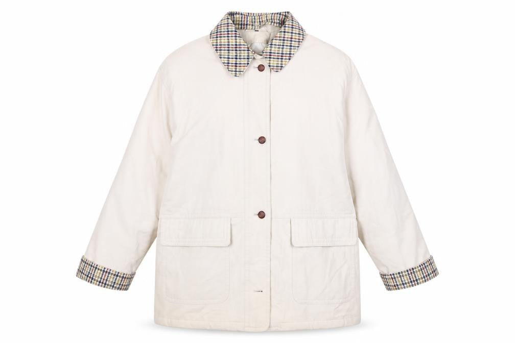 Berkertex Womens Beige Overcoat Coat Size 20 Button