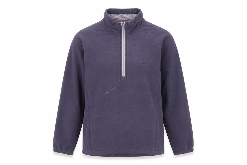 Rohan Womens Blue Polyester Pullover Sweatshirt Size M Zip - Logo