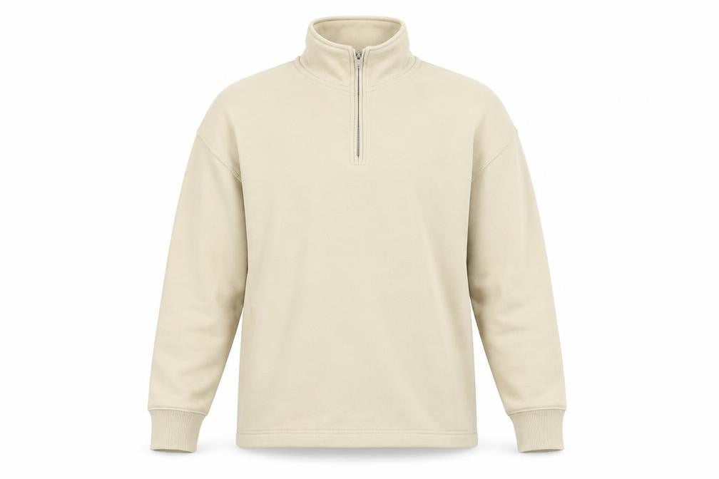 Topman Mens Beige Cotton Pullover Sweatshirt Size M