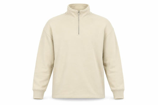 Topman Mens Beige Cotton Pullover Sweatshirt Size M