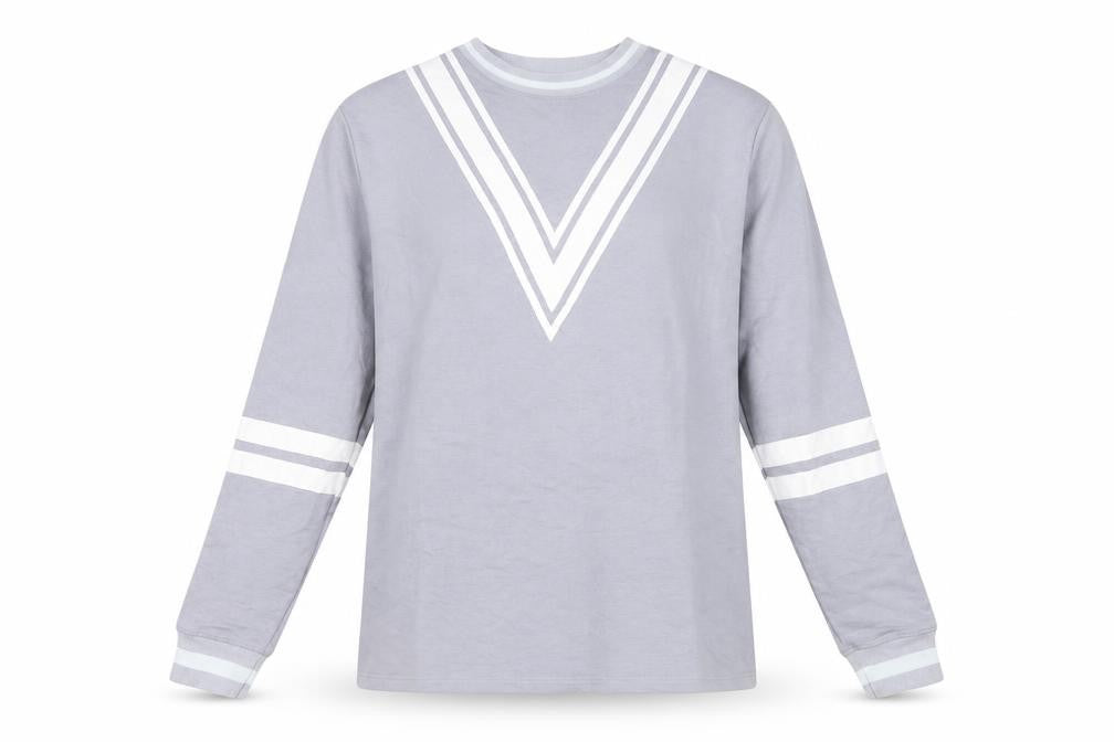 Unique 21 Womens Grey Cotton Pullover Sweatshirt Size 14 Pullover