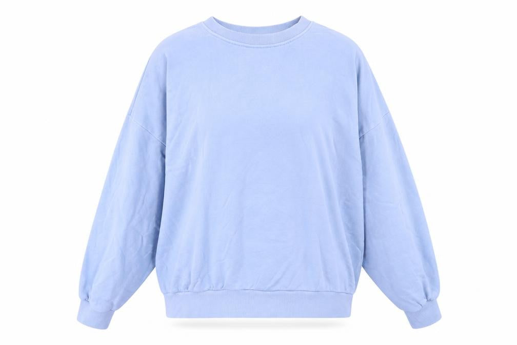 H&M Womens Blue Cotton Pullover Sweatshirt Size M Pullover