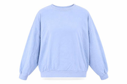 H&M Womens Blue Cotton Pullover Sweatshirt Size M Pullover