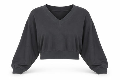 H&M Womens Grey Cotton Pullover Sweatshirt Size S Pullover