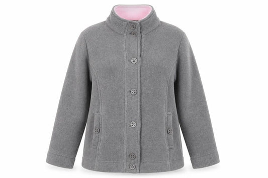 Marks & Spencer Womens Grey Jacket Size 18 Button