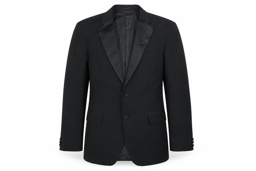Clermont Direct Mens Black Wool Jacket Suit Jacket Size 40 Regular