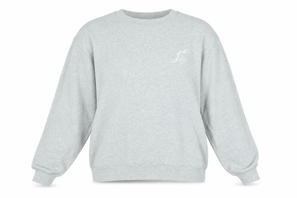 Disney Womens Grey Cotton Pullover Sweatshirt Size L Pullover - A Walt Disney Comic