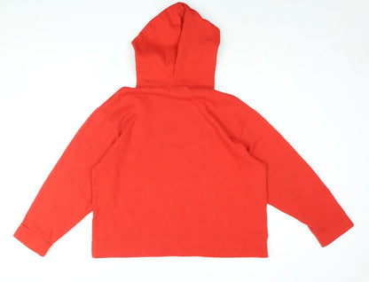 Preloved Disney Womens Red Cotton Pullover Hoodie Size S Pullover - Snow White - Back