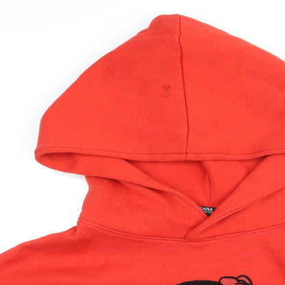 Preloved Disney Womens Red Cotton Pullover Hoodie Size S Pullover - Snow White - Detail