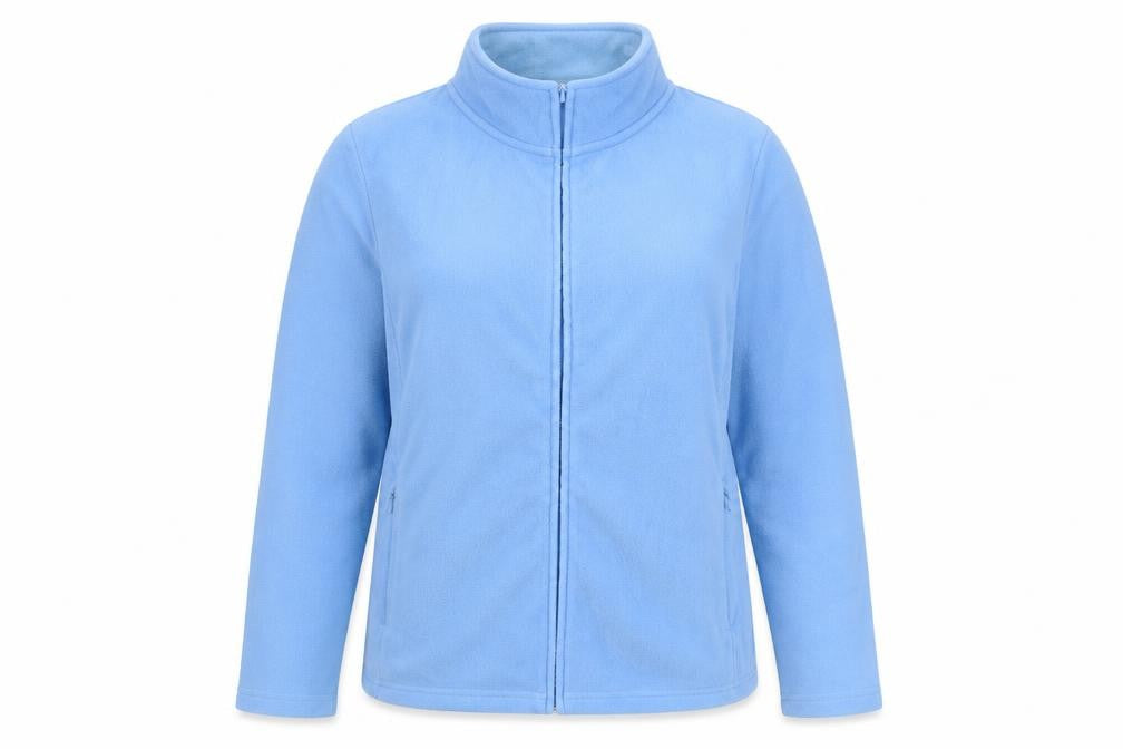Isle Womens Blue Polyester Full Zip Sweatshirt Size 18 Zip