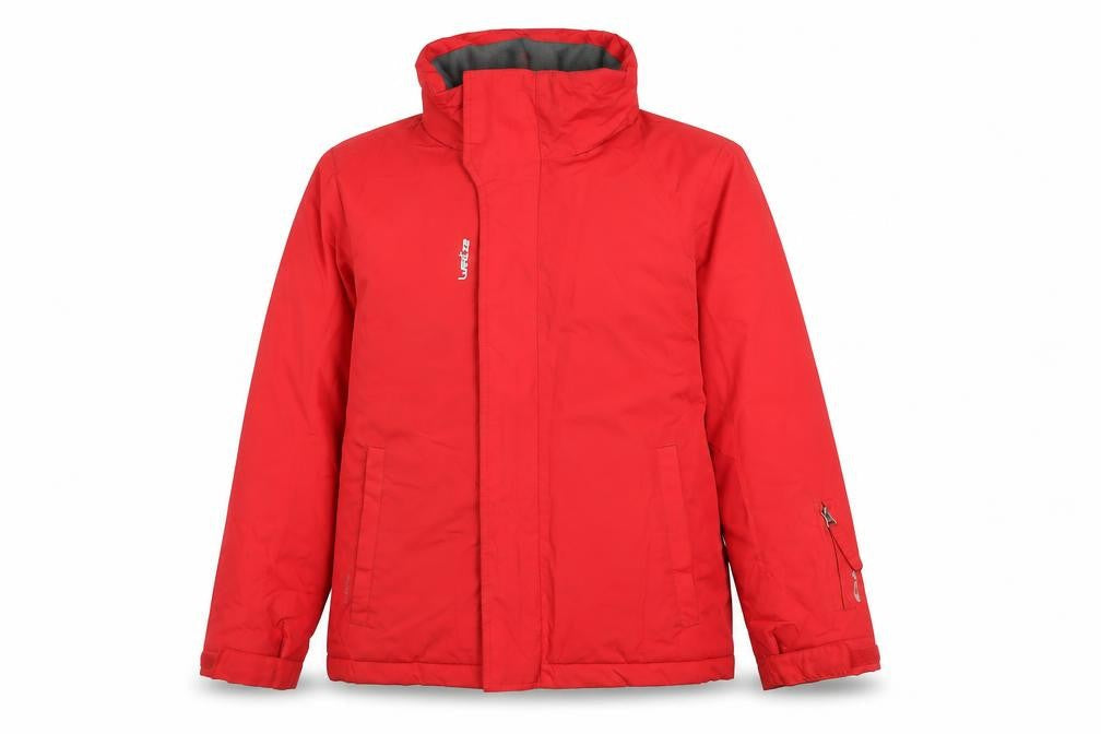 Wed'ze Boys Red Rain Coat Coat Size 10 Years Zip