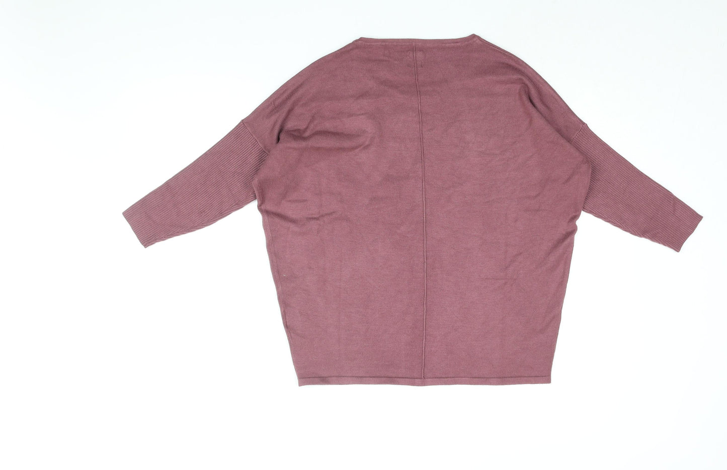 Saint Tropez Womens Pink Viscose Basic T-Shirt Size S Round Neck