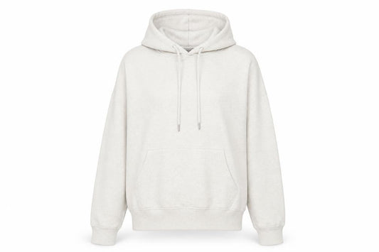 New Look Womens Ivory Polyester Pullover Hoodie Size S