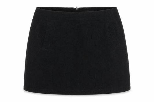 New Look Womens Black Cotton Maxi Skirt Size 16 Zip