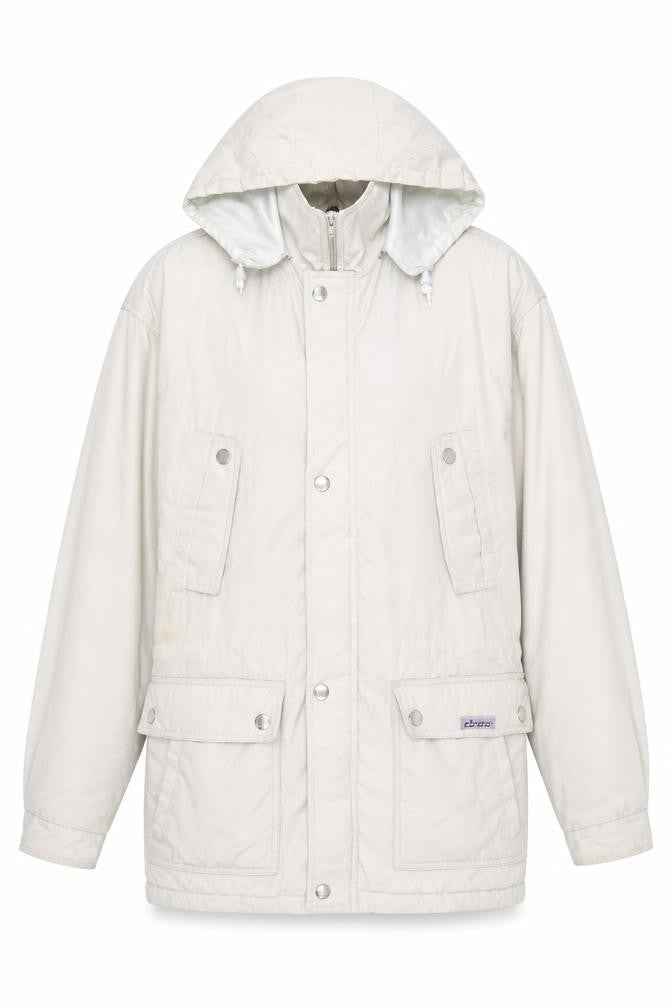 Campri Womens Beige Jacket Coat Size M Zip