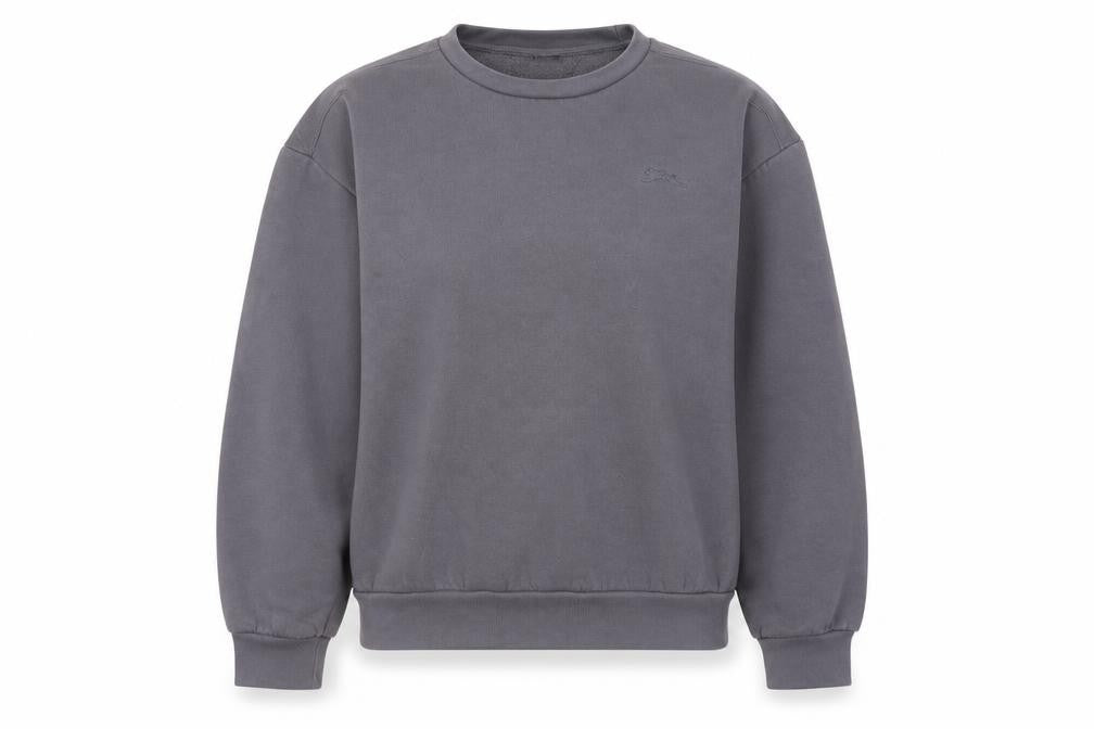 Slazenger Womens Grey Polyester Pullover Sweatshirt Size L Pullover