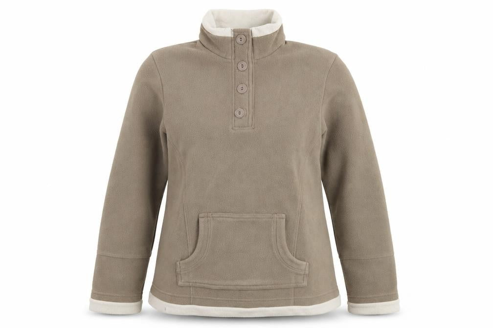 Marks & Spencer Womens Beige Polyester Pullover Sweatshirt Size 14 Pullover