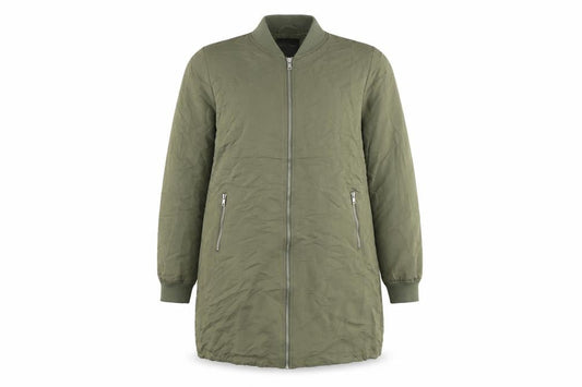 New Look Womens Green Jacket Size 12 Zip