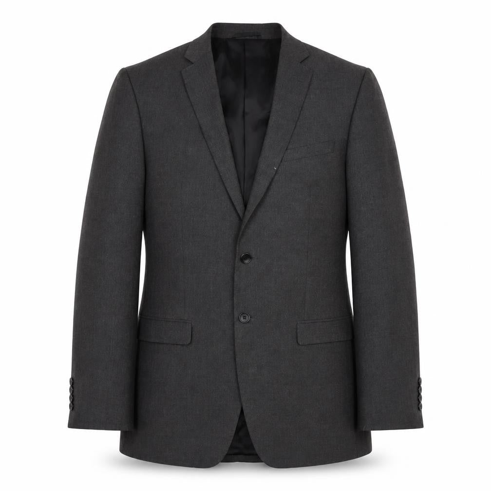 Burton Mens Grey Polyester Jacket Suit Jacket Size 42 Regular