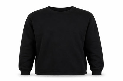 River Island Mens Black Cotton Pullover Sweatshirt Size S