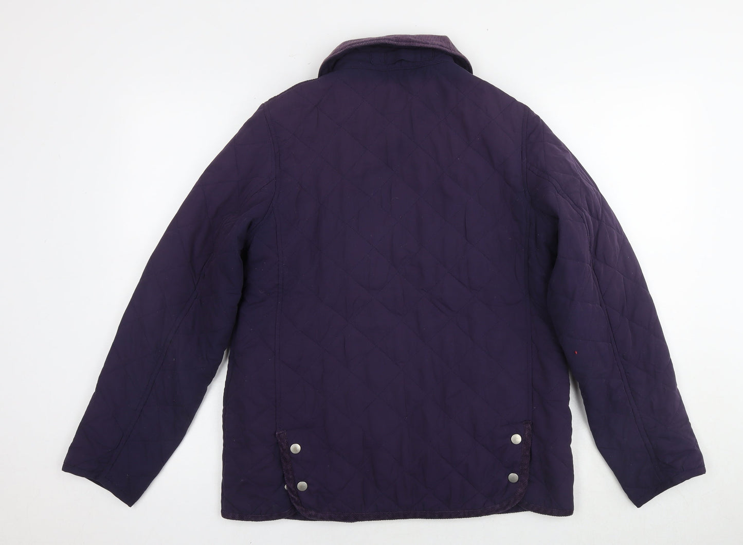Jumper Womens Purple Quilted Jacket Size M Snap