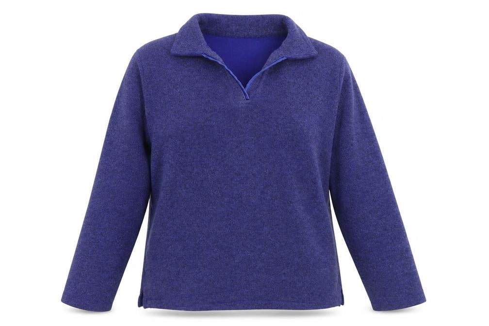 Bonmarché Womens Purple Polyester Pullover Sweatshirt Size S Pullover