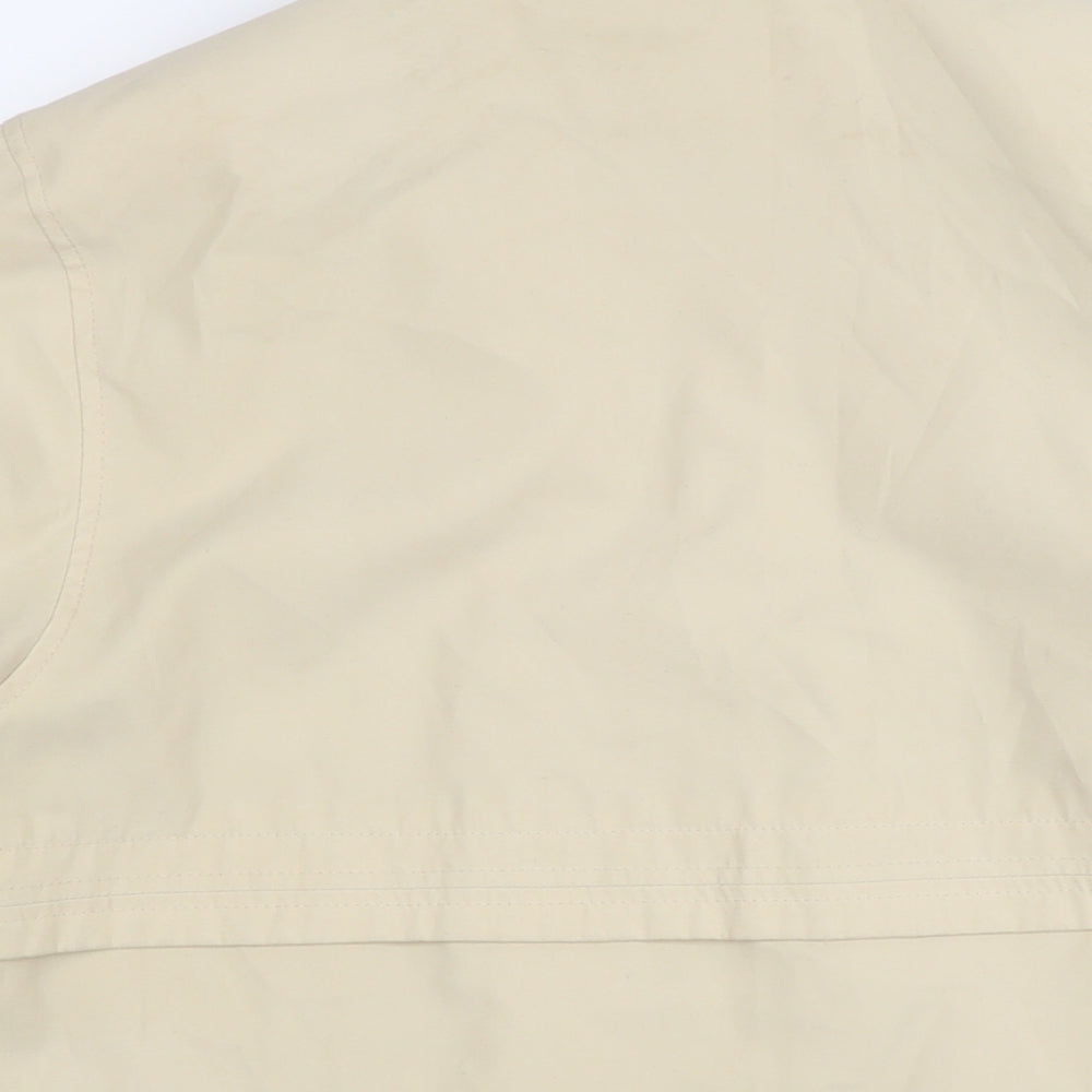 Marks and Spencer Womens Beige Trench Coat Jacket Size 12 Zip