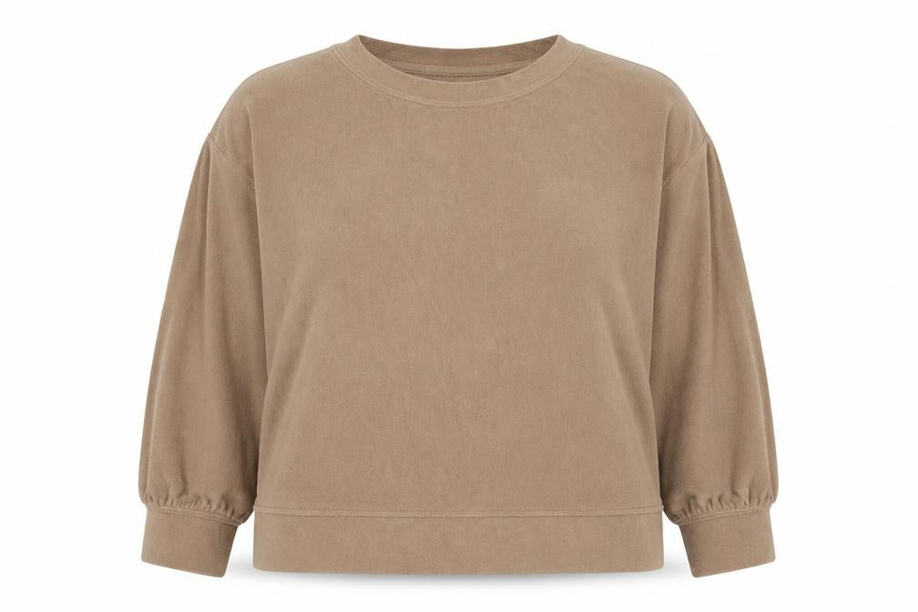 H&M Womens Brown Polyester Pullover Sweatshirt Size XL Pullover