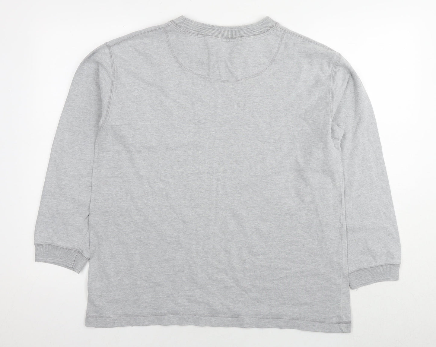 NEXT Mens Grey Cotton Pullover Sweatshirt Size S
