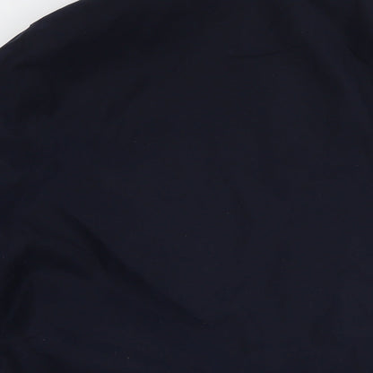 Marks & Spencer Womens Blue Trench Coat Coat Size 10 Zip
