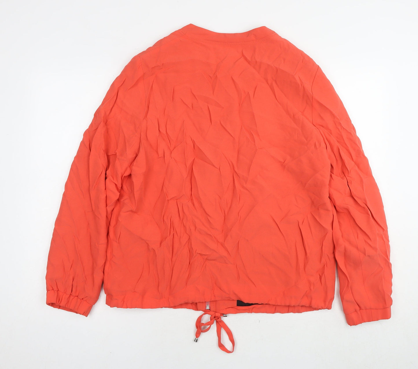 Emila Lay Womens Red Jacket Size 18 Zip