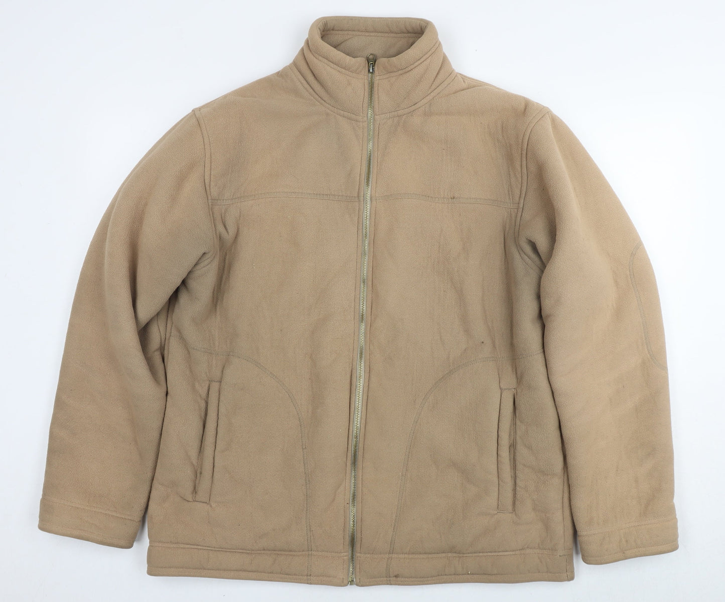 Marks and Spencer Mens Beige Jacket Size L Zip