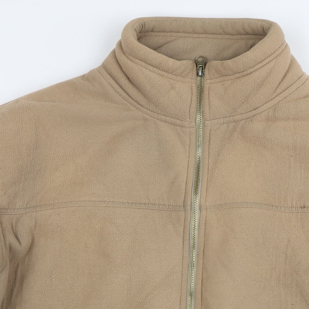 Marks and Spencer Mens Beige Jacket Size L Zip
