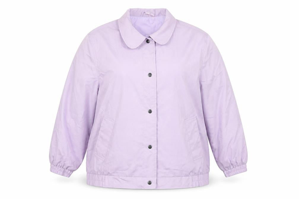 Damart Womens Purple Jacket Size 22 Snap