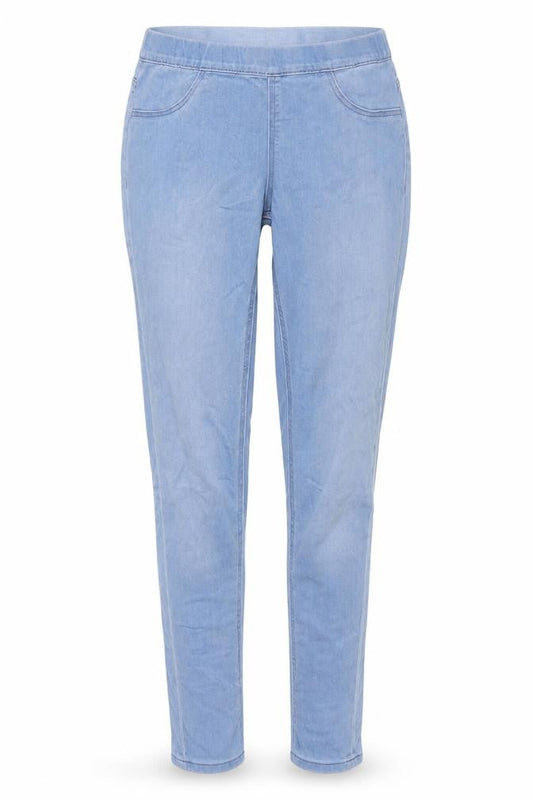H&M Womens Blue Cotton Jegging Jeans Size 8 L30 in Regular