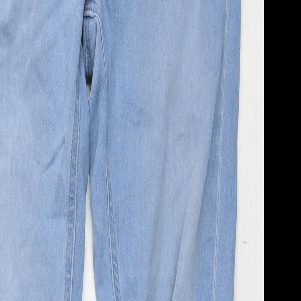 H&M Womens Blue Cotton Jegging Jeans Size 8 L30 in Regular