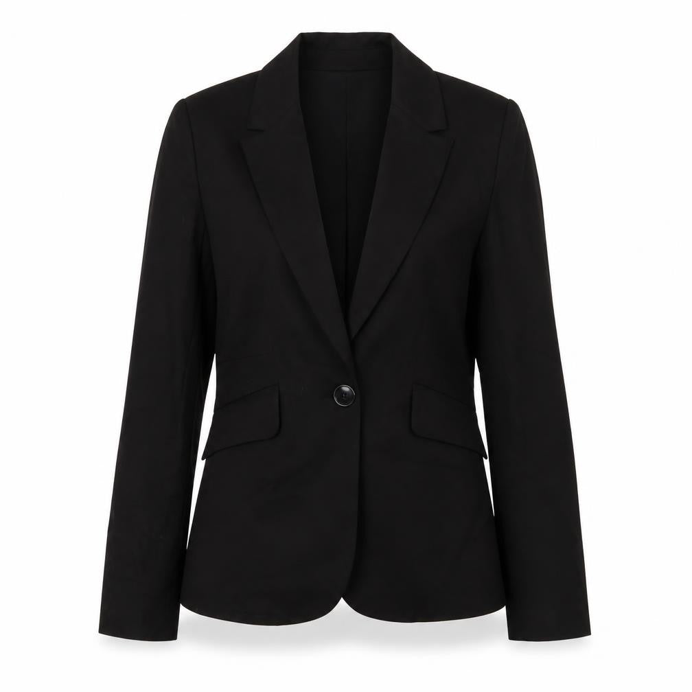 Warehouse Womens Black Jacket Size 10 Button