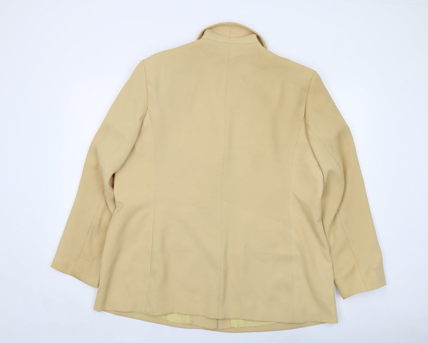 Bonmarché Womens Yellow Jacket Size 20 Button