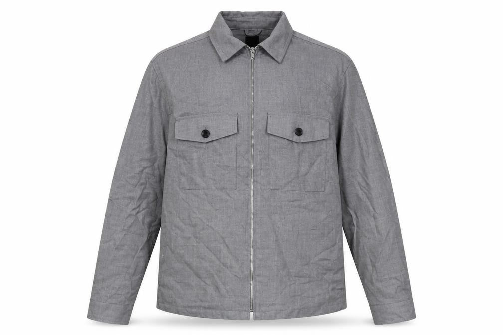 H&M Mens Grey Jacket Size L Zip